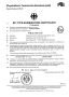 
EG Certificate ATEX 2G NORD Motor BG 80L/4 TF - EG-Type Test Certificate + Data sheet 50 Hz - ATEX 2G | NORD Motor BG 80L/4 TF - EEx e II T1,T2,T3,T4,T2,T3,T4
