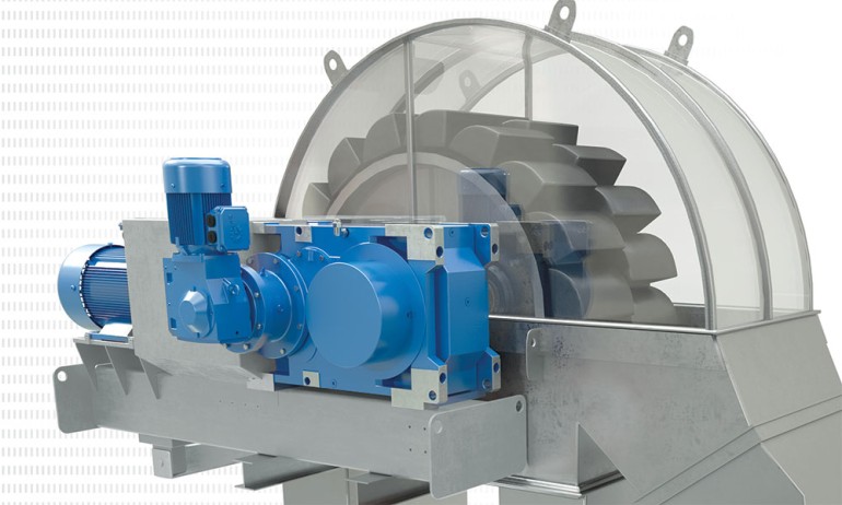 MAXXDRIVE industrial gear units offer flexible, heavy-duty performance for high-torque applications like bucket elevators.