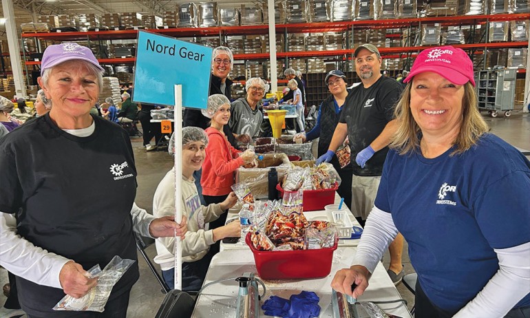 Along with charitable donations, NORD employees volunteer their time and energy at local community events to support those experiencing hardship.